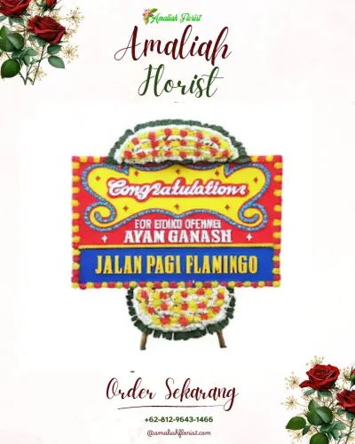 Bunga Papan Congratulation di Paduraksa